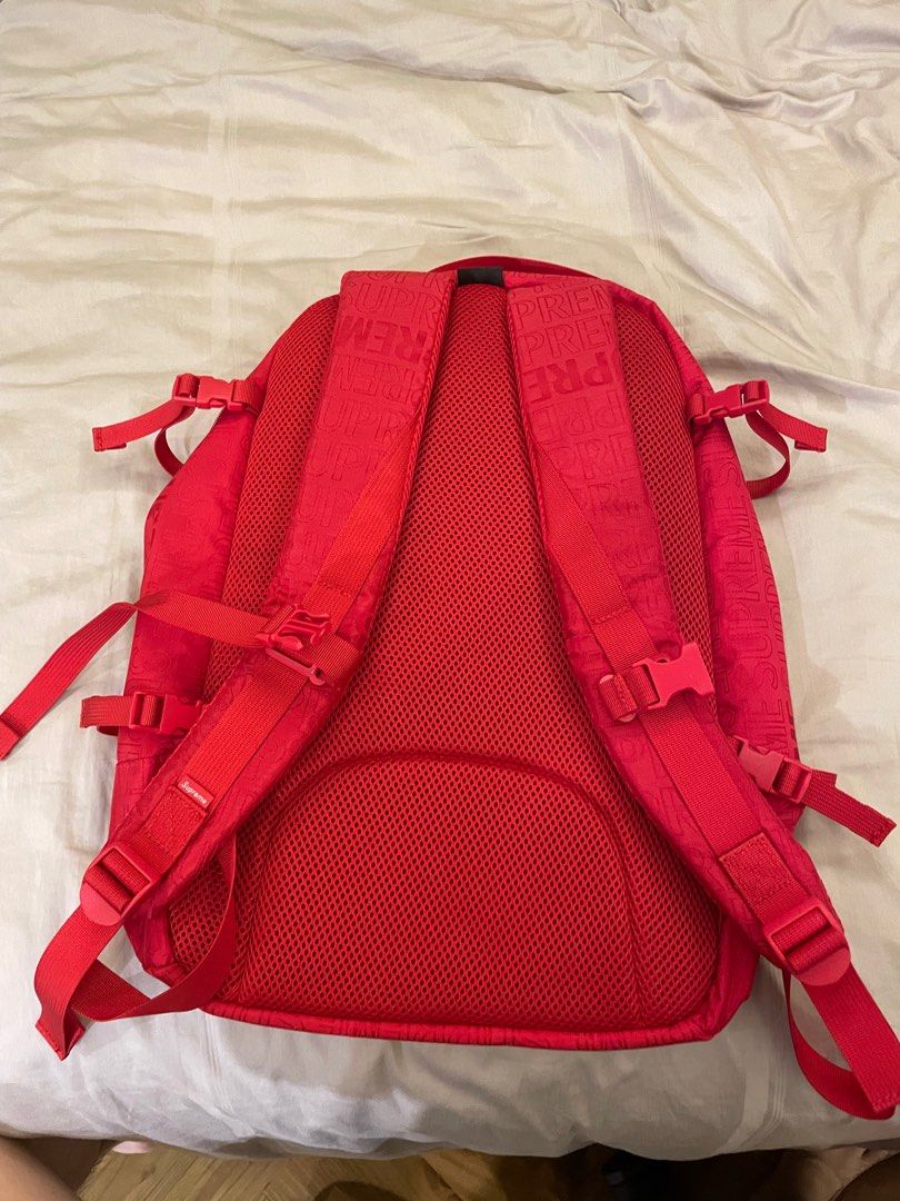 Supreme backpack deals ss19 red