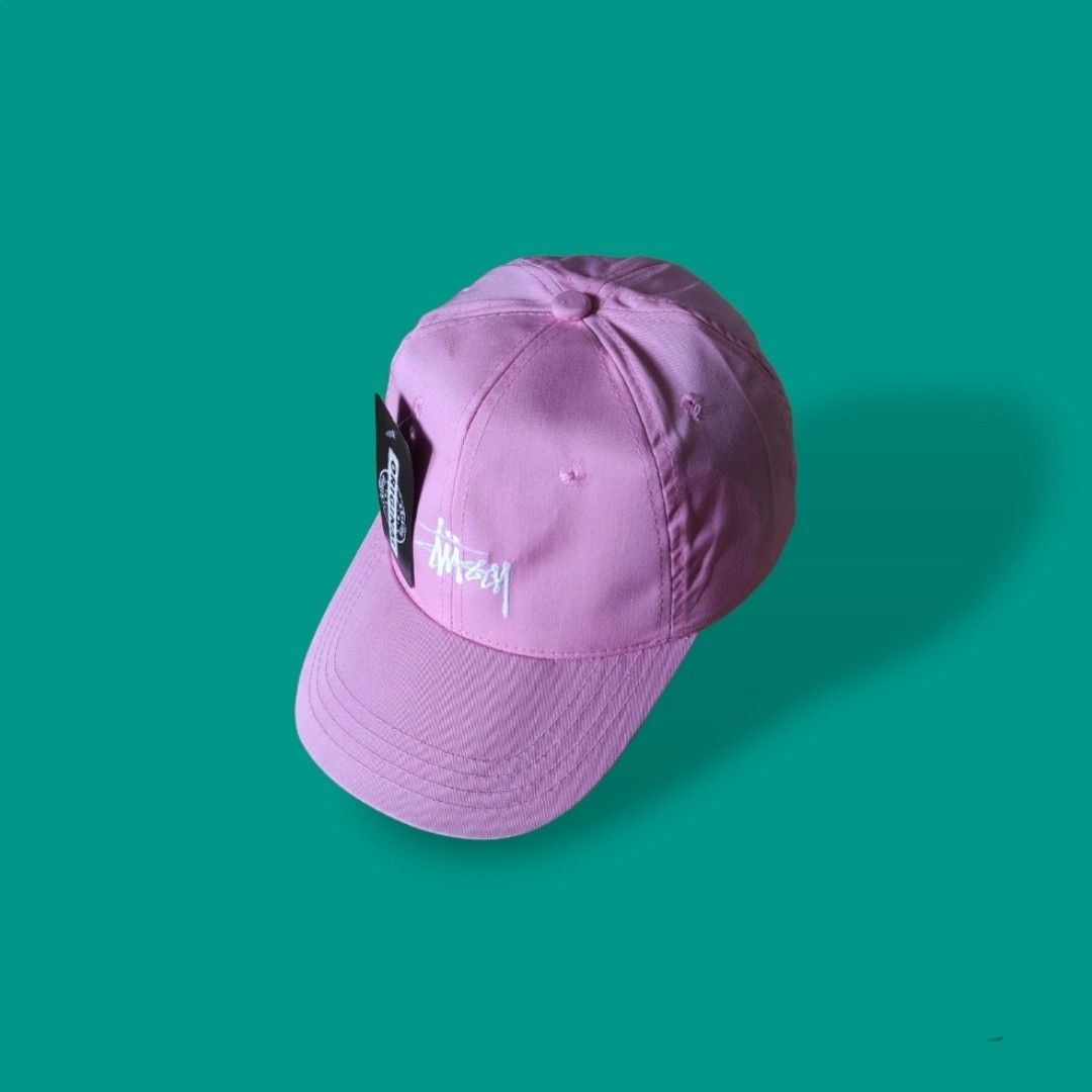 Stussy Cap Pink Men s Fashion Watches Accessories Cap Hats on Carousell