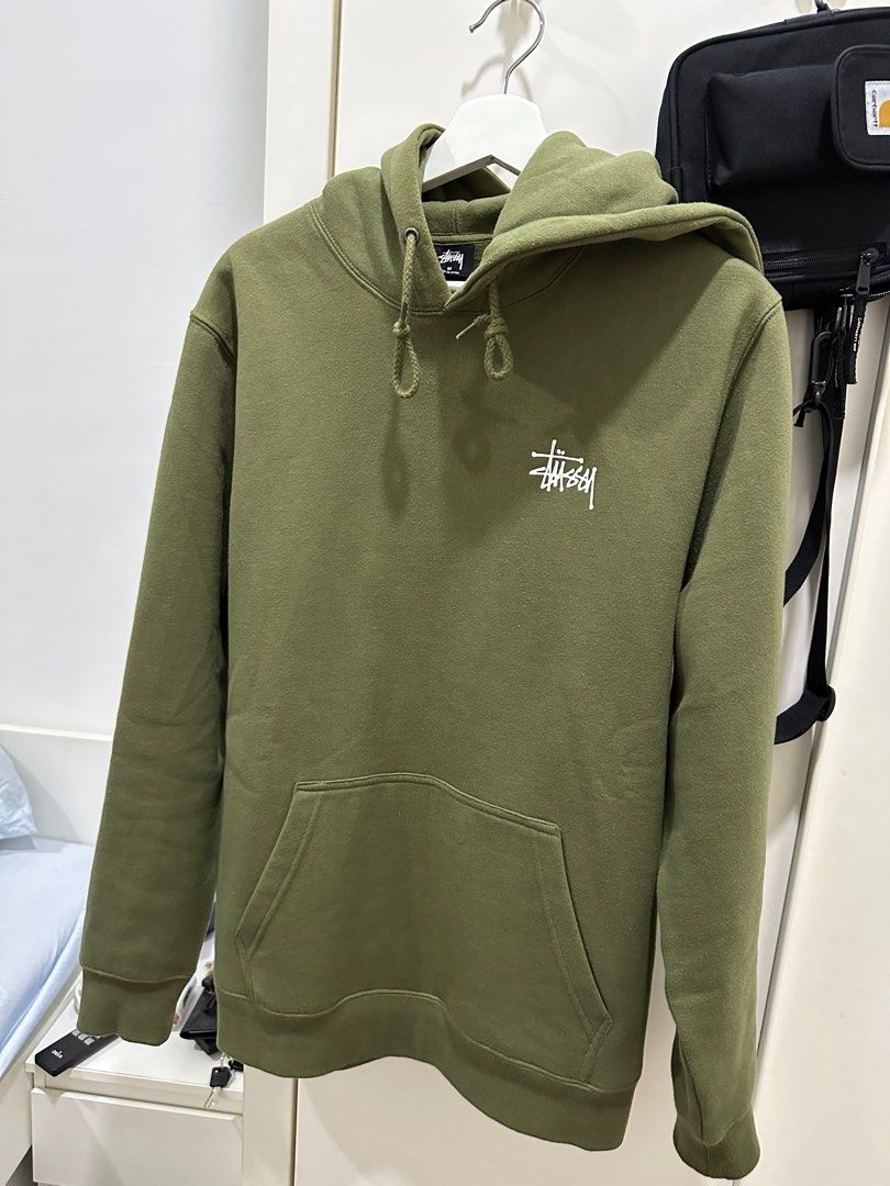 Stussy Script Green Hoodie