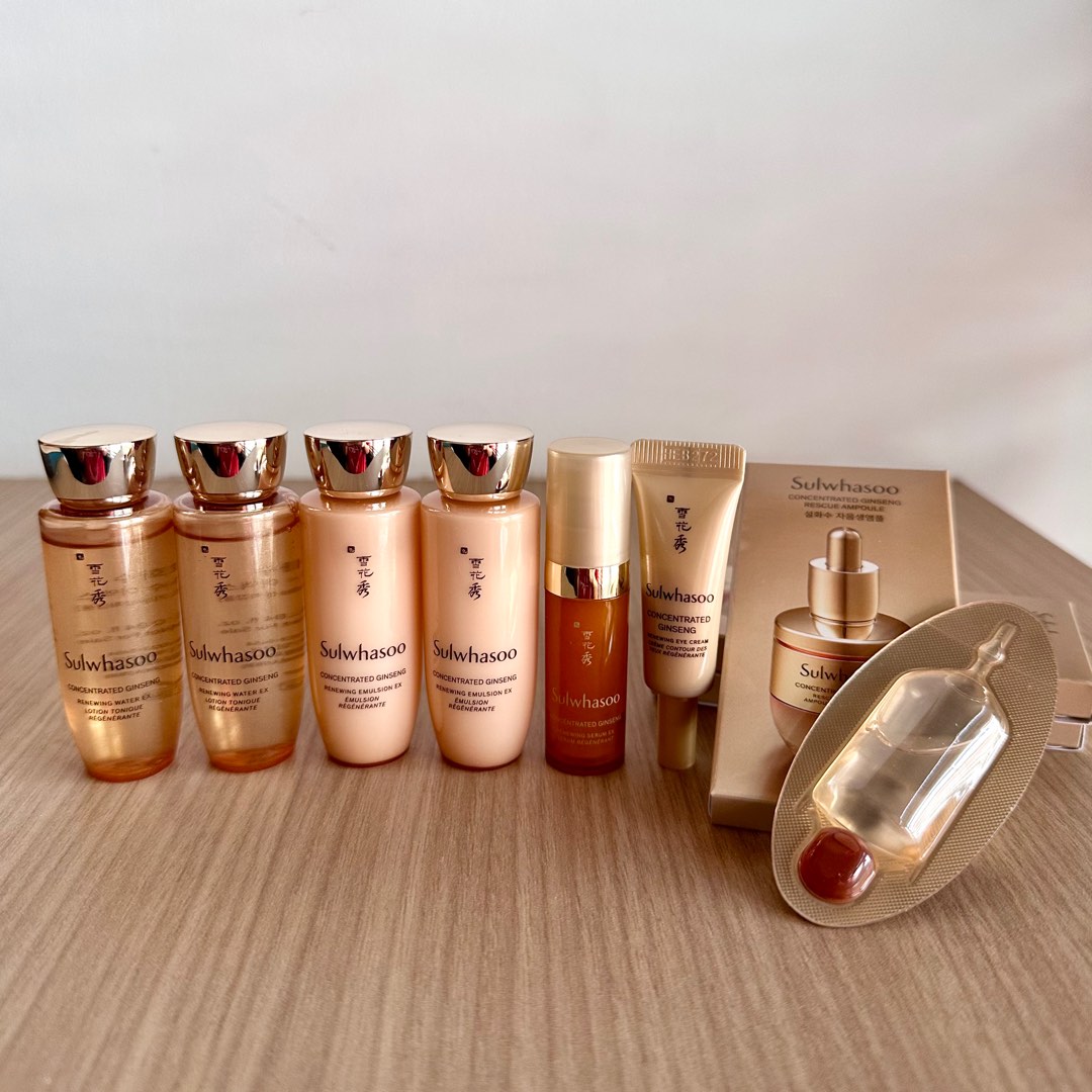 Sulwhasoo Concentrated Ginseng Samples, Beauty & Personal Care, Face ...