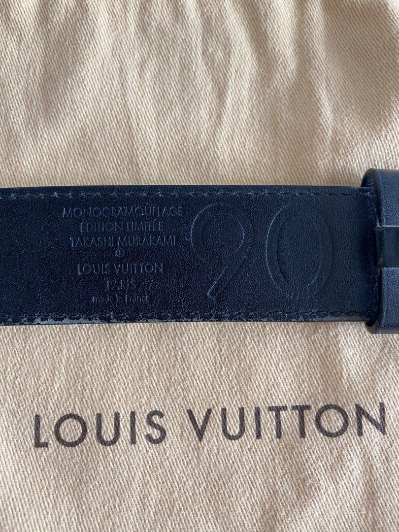 Super RARE LE Louis Vuitton Monogramouflage Belt, Men's Fashion