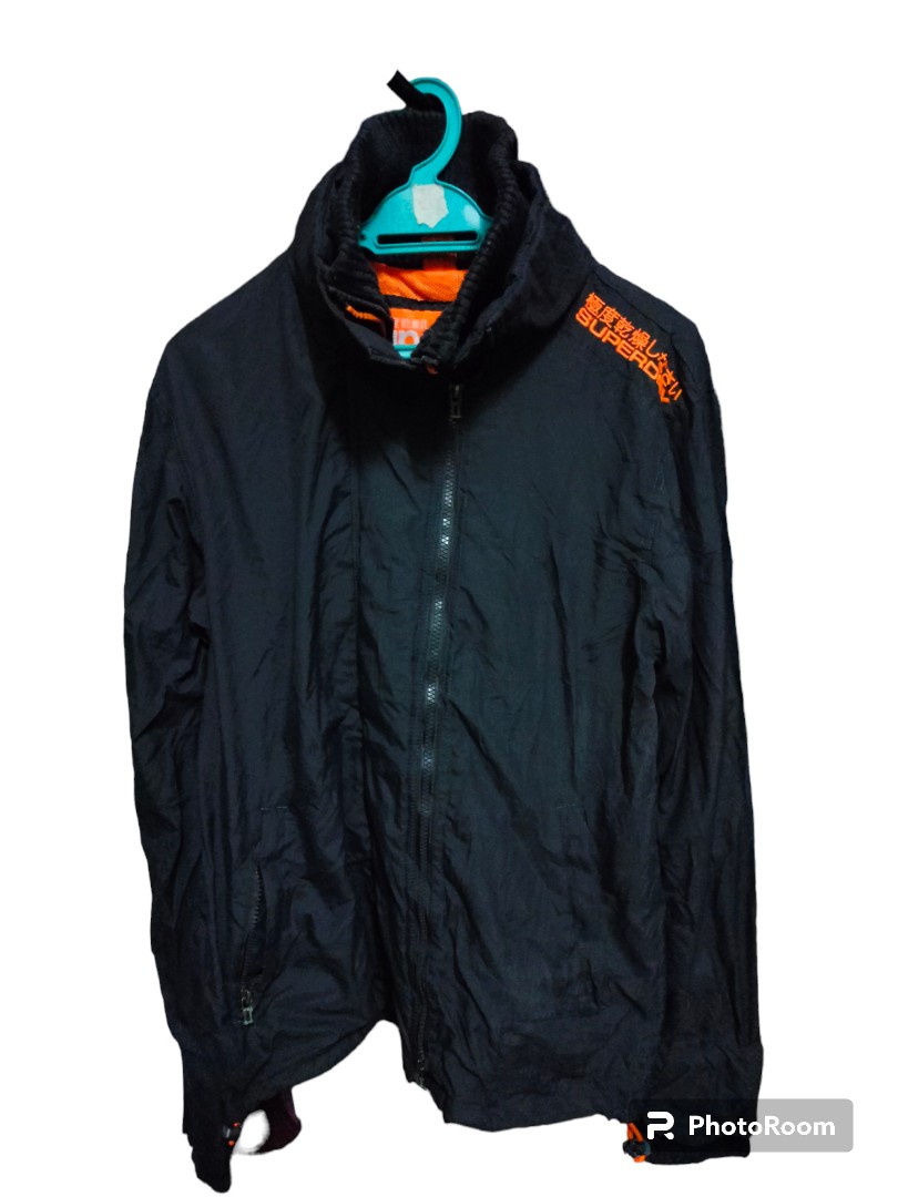 Superdry JPN double black label nylon jacket size Medium Men's