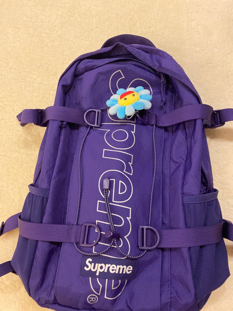 Supreme backpack fw18 purple, 男裝, 袋, 背包- Carousell