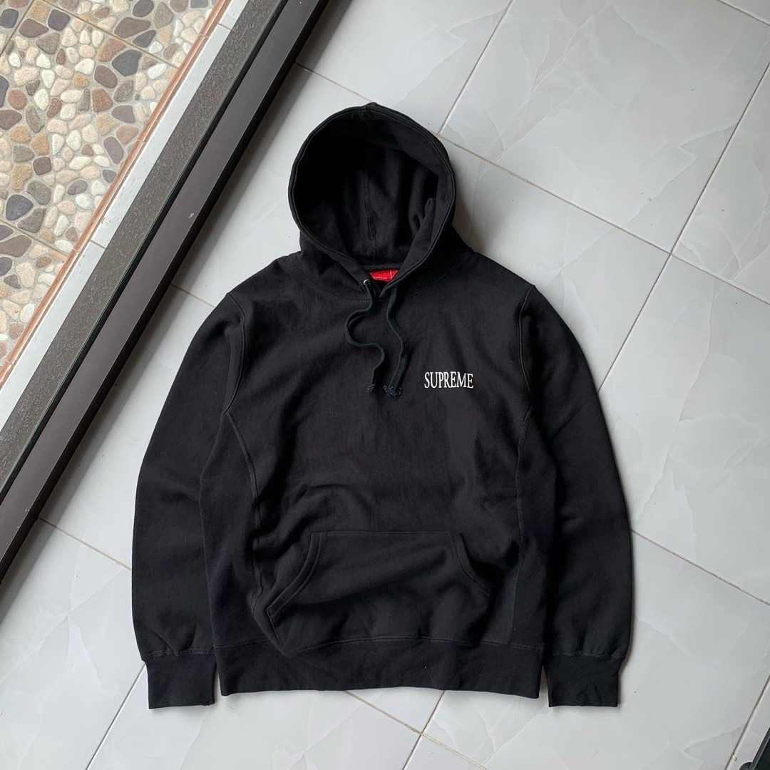 SUPREME DECLINE HOODIE Fesyen Pria Pakaian Baju Luaran di