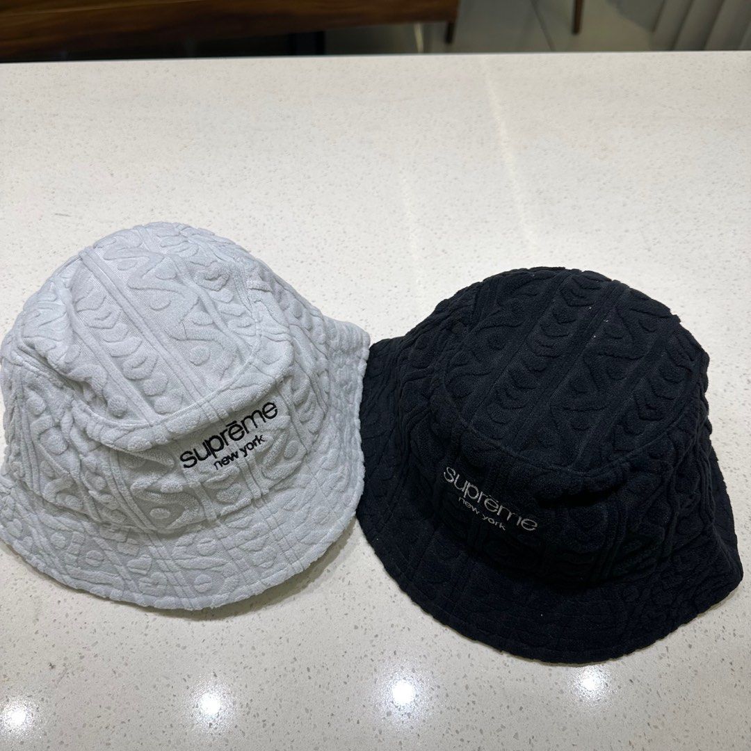 Supreme Terry Pattern Crusher Hat