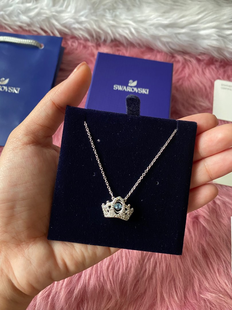 Swarovski Dancing Stone Crown Necklace