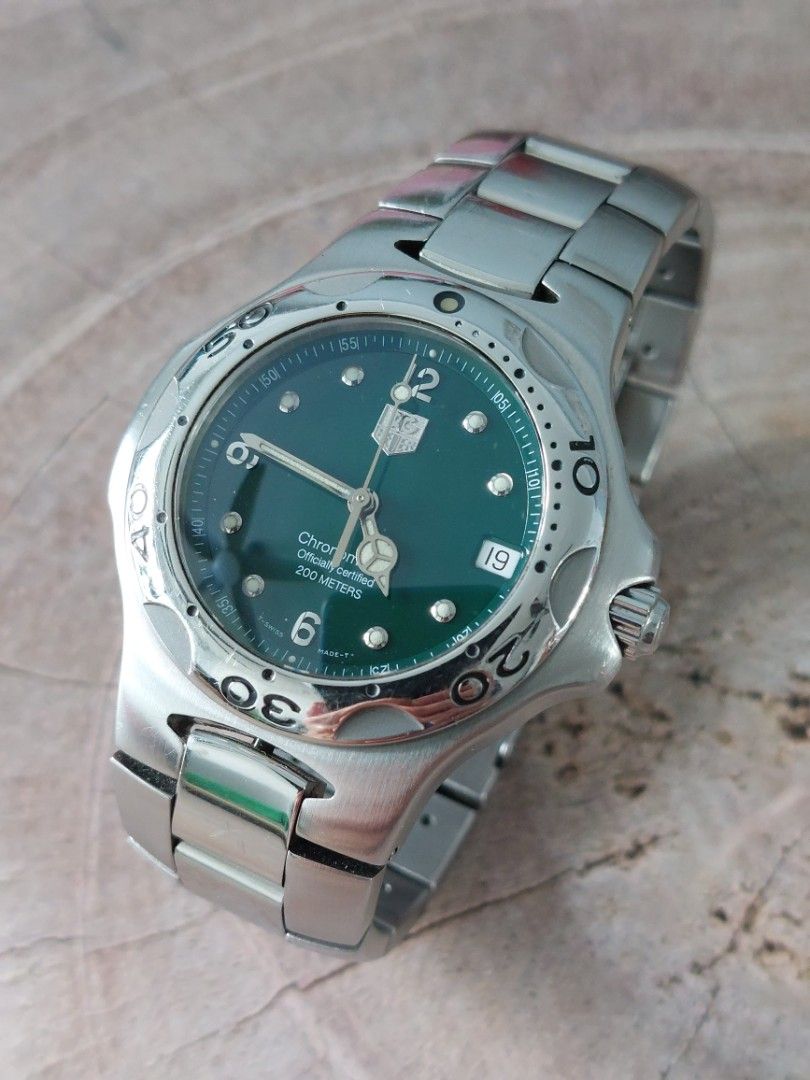 Tag Heuer Kirium Chronometer WL5112 Stainless Steel Green Dial Automatic Luxury Men Gents Ladies Women Unisex Vintage Watch Luxury Watches on Carousell