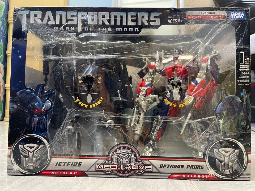 Takara Transformers Buster Optimus Prime & Jetfire boxed set (Category: Action & Battle Toys) located in Manaoag. Submitted by albertoadele (Listing ID 1250692773, Image 1). Description: Brand new Takara Transformers Buster Optimus Prime & Jetfire boxed set. Box is cling-wrapped for protection..