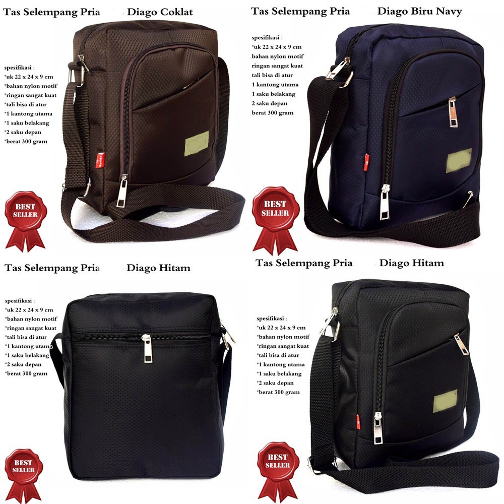 Tas Bahu Pria Selempang Diago on Carousell