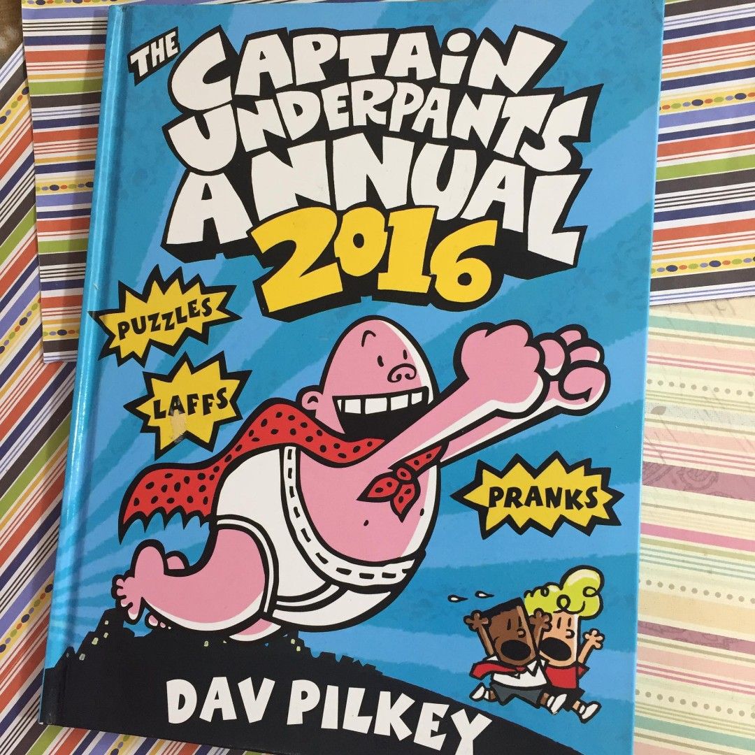 The Captain Underpants Annual 2016 by Dav Pilkey Hobbies Toys