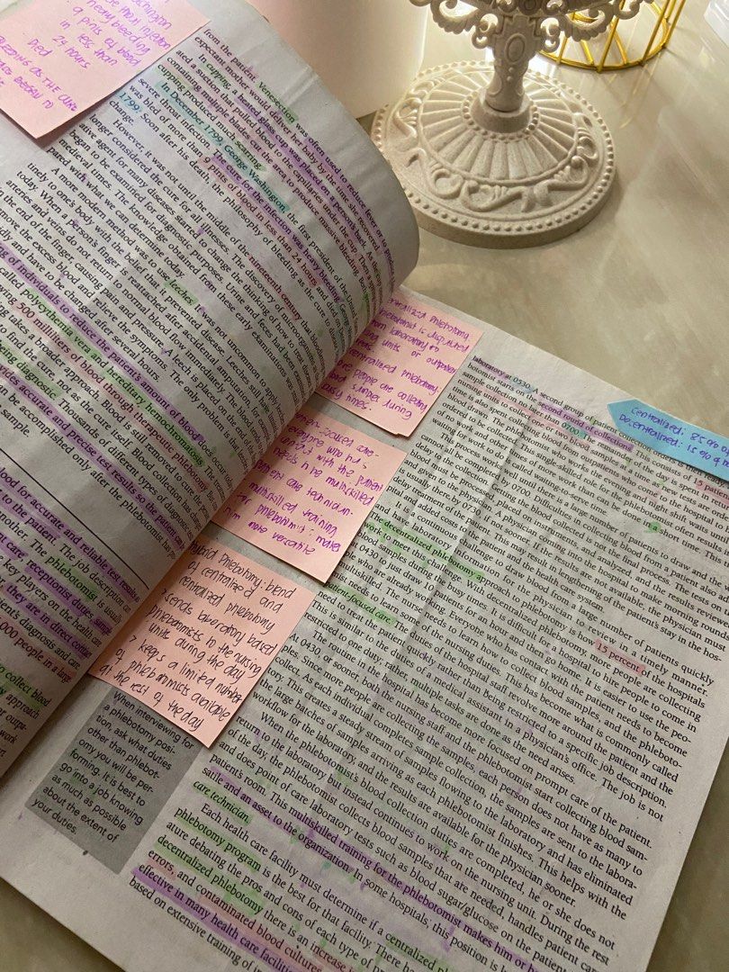 The Complete Textbook of Phlebotomy (Category: Textbooks) located in Cabangan. Submitted by declutteredbyshell (Listing ID 1250700125, Image 2). Description: First half of the books has highlights & notes.