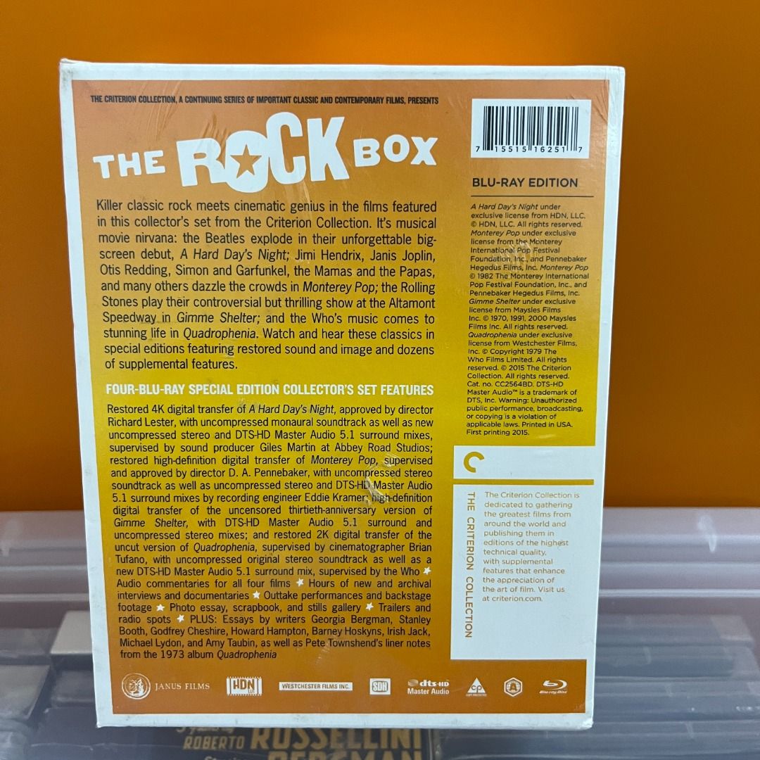 輸入盤】Criterion Collection: The Rock Box [New Blu-ray]-