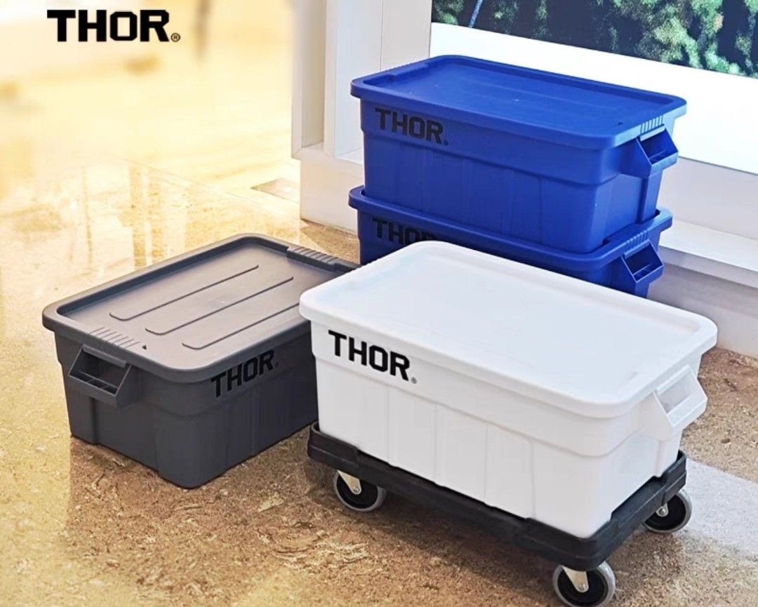 THOR Stackable Totes / container / Trolley with Lid, Everything Else on ...