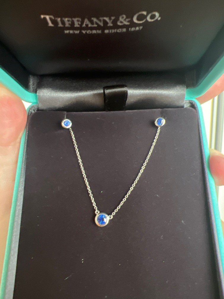 Tiffany and co store necklace and earring set