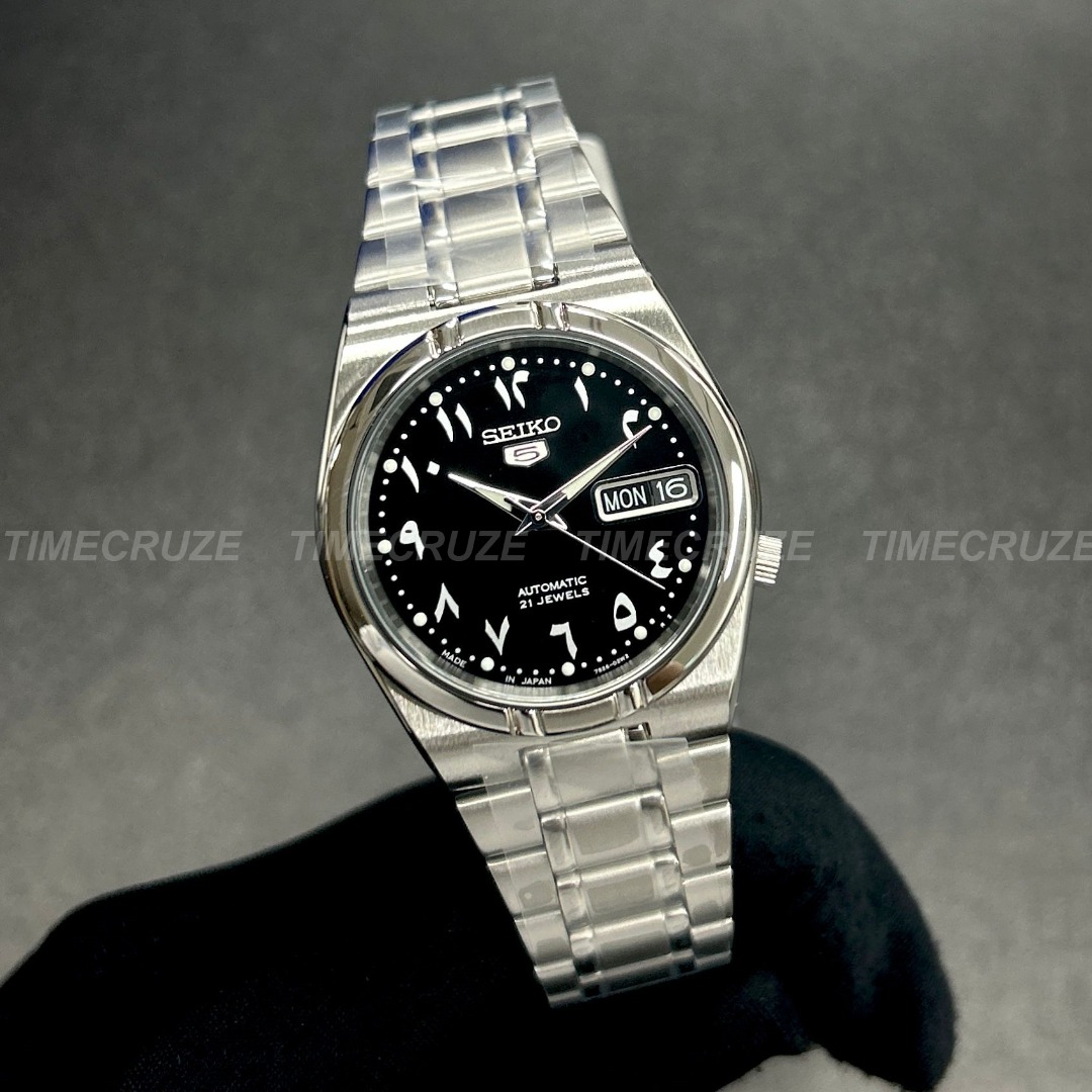 Time Cruze Seiko 5 SNK063J5 Japan Made Automatic Arabic Dial