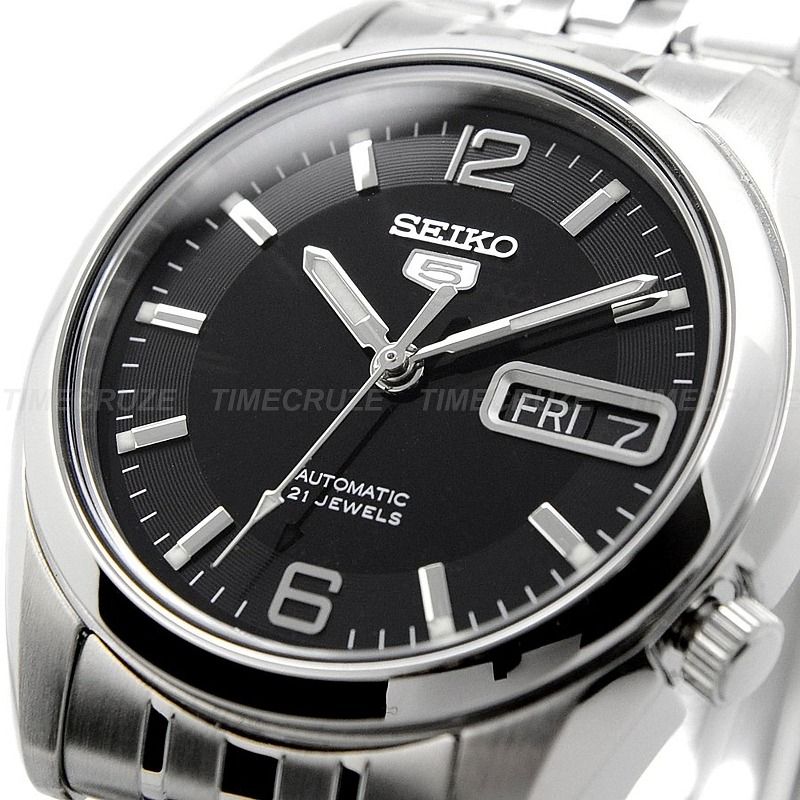 Time Cruze Seiko 5 SNK393K1 Automatic Stainless Steel Black Dial Men Watch SNK393K SNK393 Men s Fashion Watches Accessories Watches on Carousell