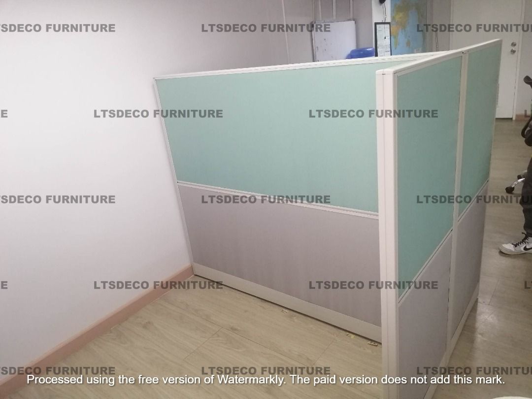 TWO TONE WALL PANEL OFFICE PARTITION on Carousell