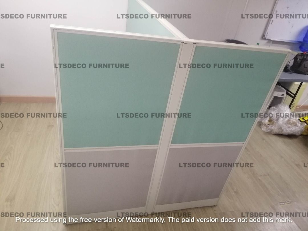 TWO TONE WALL PANEL OFFICE PARTITION on Carousell