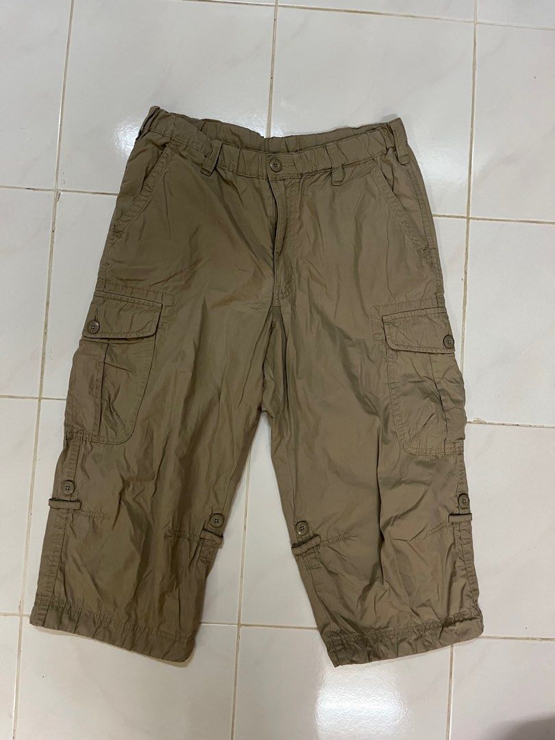 Three quarter cargo pants on sale