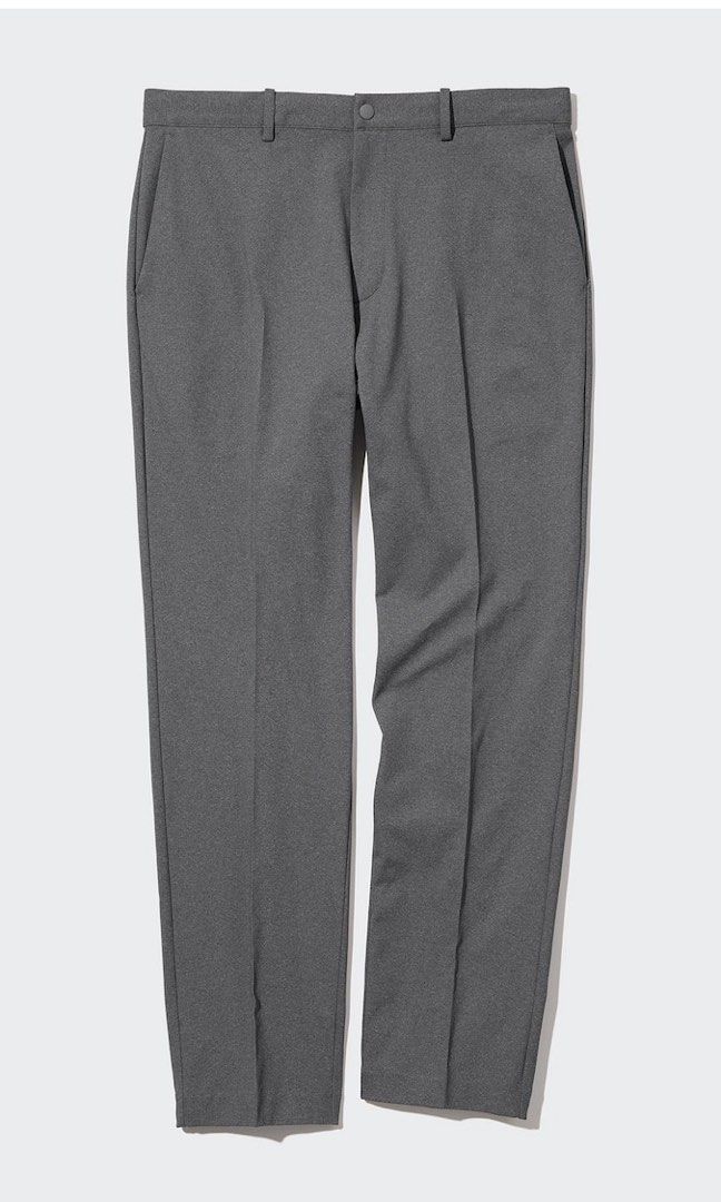 MEN Flannel Stretch Easy Ankle Length Trousers | UNIQLO | Mens sweatpants, Mens  trousers, Men trousers