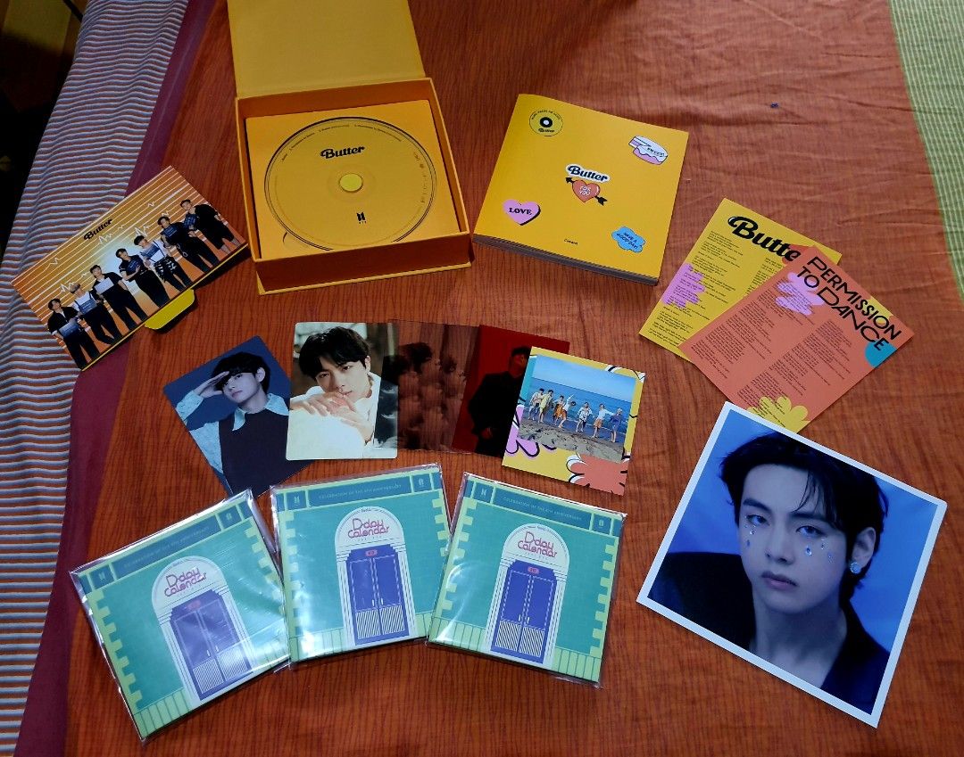 Unsealed BTS Butter Album (Cream) on Carousell