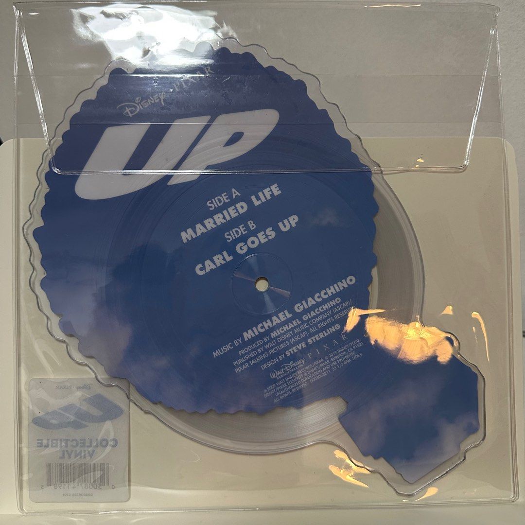 Up! DieCut 10” Vinyl Picture Disc, Hobbies & Toys, Music & Media