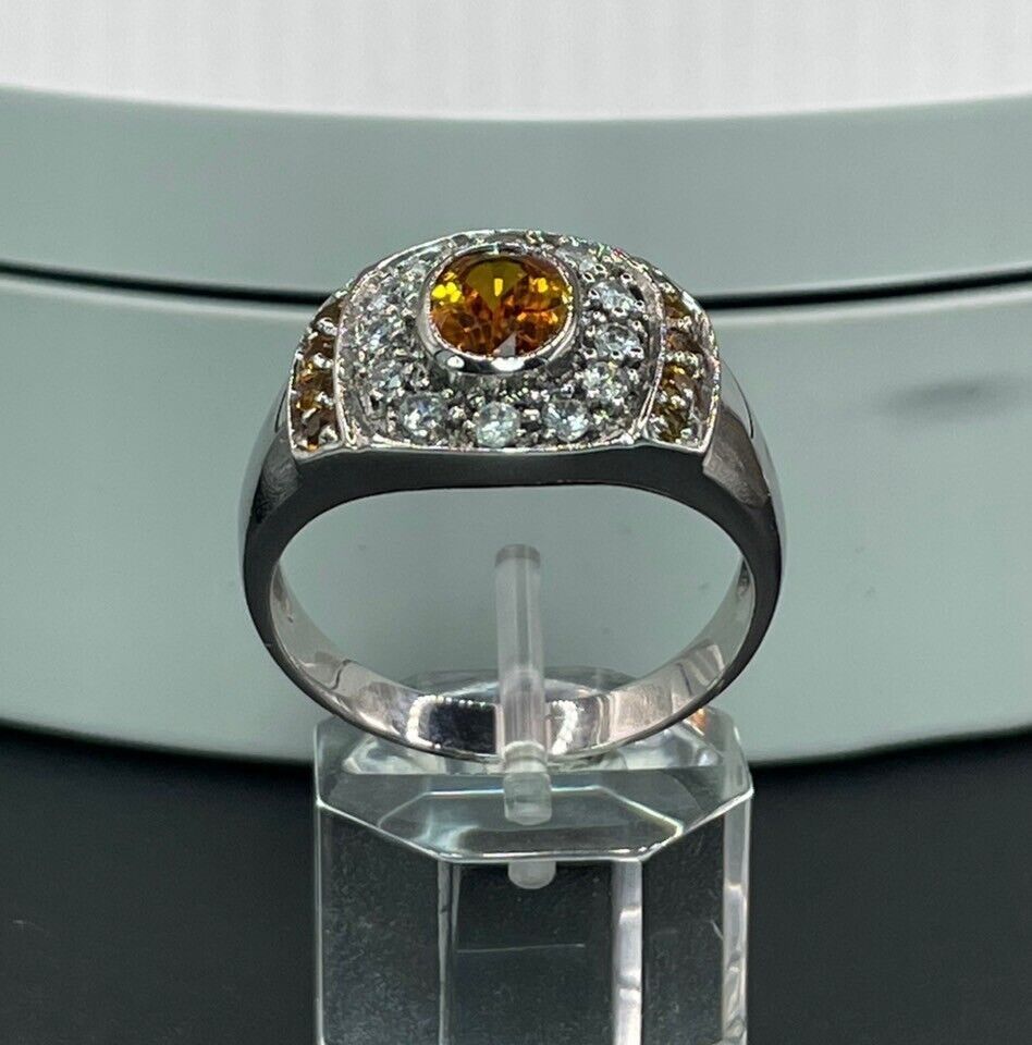 White gold ring for men price clearance