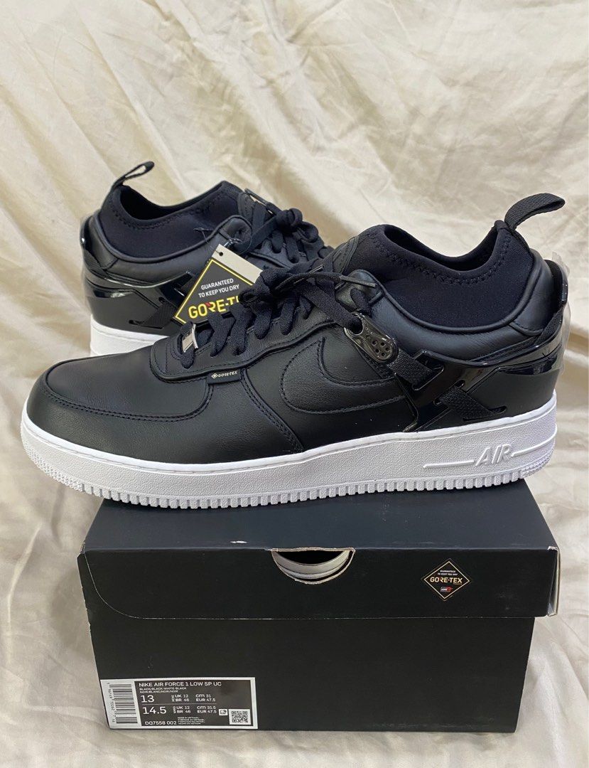  Nike Mens Air Force 1 Low DQ7558 002 Undercover SP Gore-Tex -  Size 5 Black
