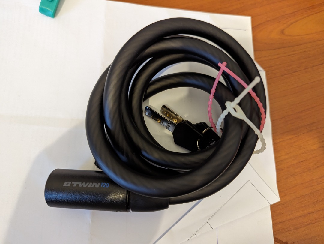 Btwin cheap 120 lock