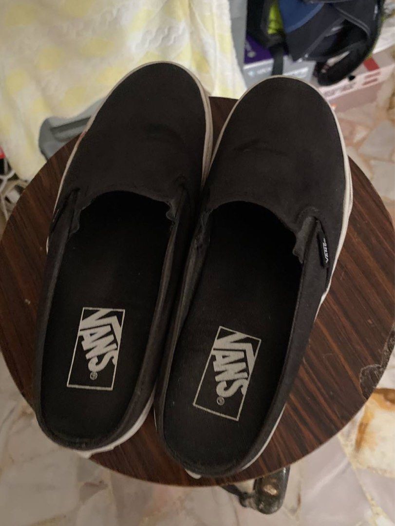 Vans Slide On Shoes in Black Women s Fashion Footwear Sneakers
