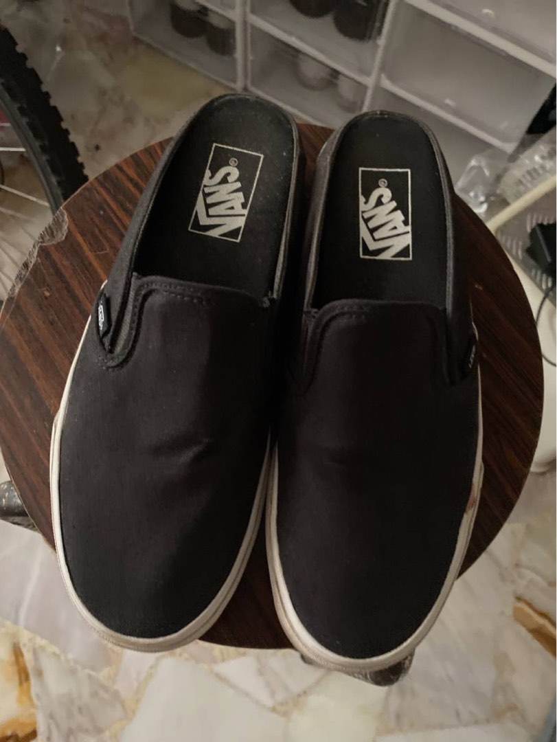 Vans Slide On Shoes in Black Women s Fashion Footwear Sneakers
