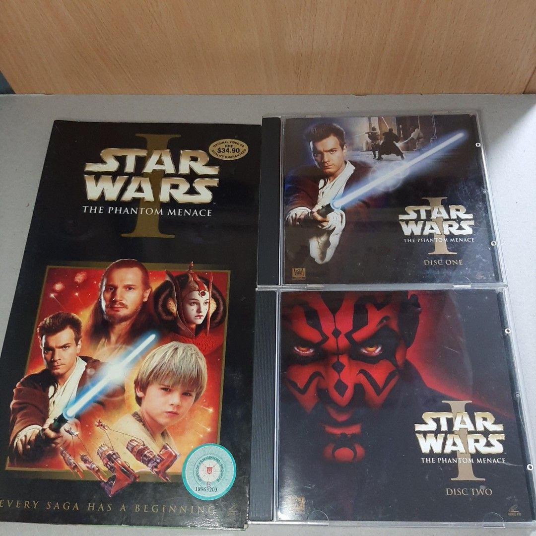 Star Wars Vcd, Hobbies & Toys, Music & Media, Cds & Dvds On Carousell