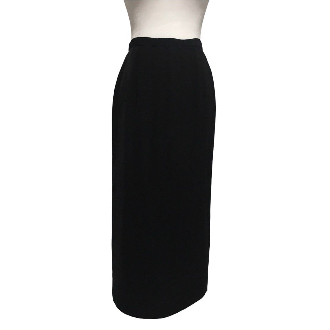 Vintage 80s 90s celia loe midi maxi black skirt Women s Fashion Bottoms Skirts on Carousell