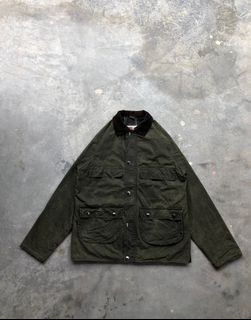 vintage 90s corduroy leather wax jacket outerwear  rare scotland casual