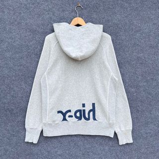 Vintage 90’s X Girl  Skateboard X Champion Reverse Weave Hoodie