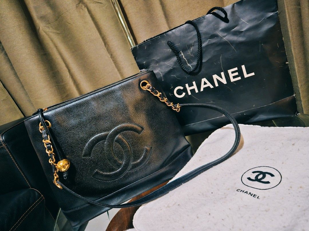 Vintage Chanel Shoulder Tote Bag Luxury Bags Wallets on Carousell