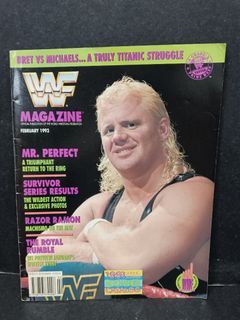 Vintage WWF Magazine - February 1993 - Mr. Perfect, The Royal Rumble, Razor Ramon - WWE Wrestling