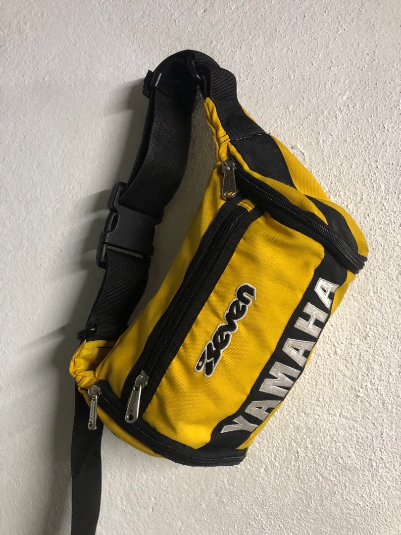 vintage yamaha waist bag x seven brand italia, Men's Fashion, Bags