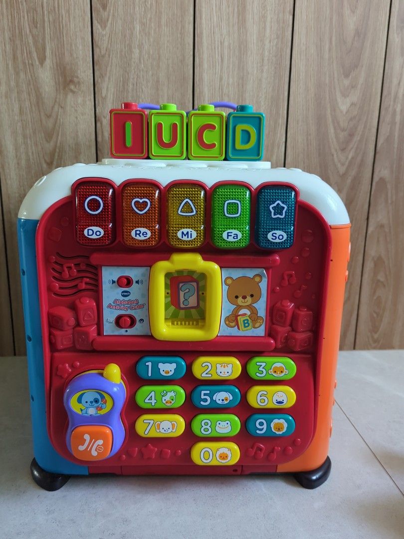 VTech Activity Alphabet Cube, Babies & Kids, Infant Playtime on Carousell