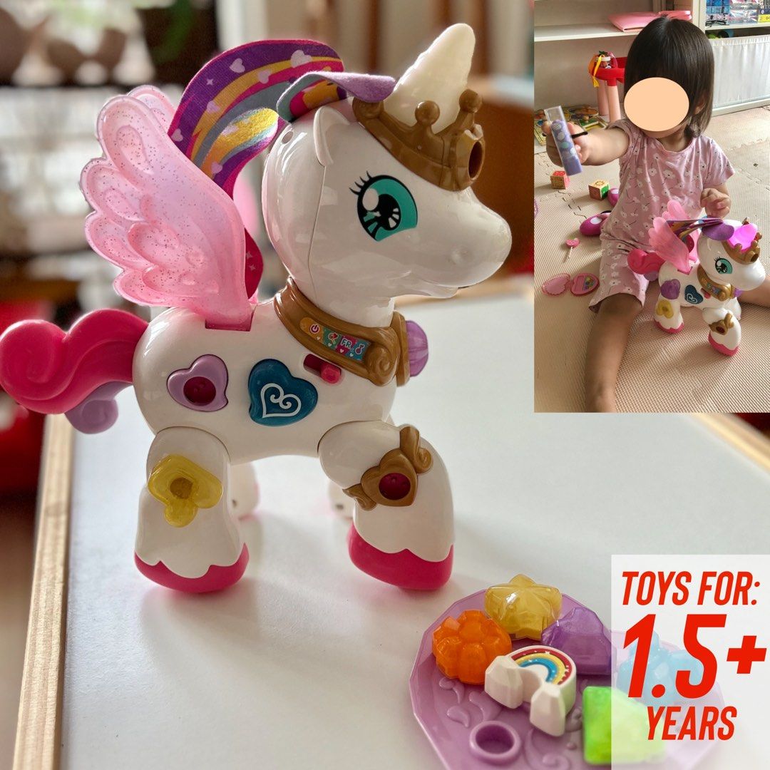 Vtech unicorn with charms toys Fisher price/vtech/leapfrog/little