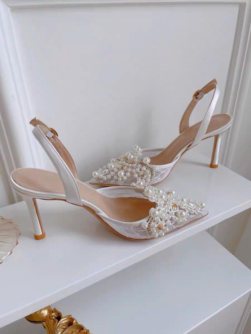 Wedding heels Women s Fashion Footwear Heels on Carousell