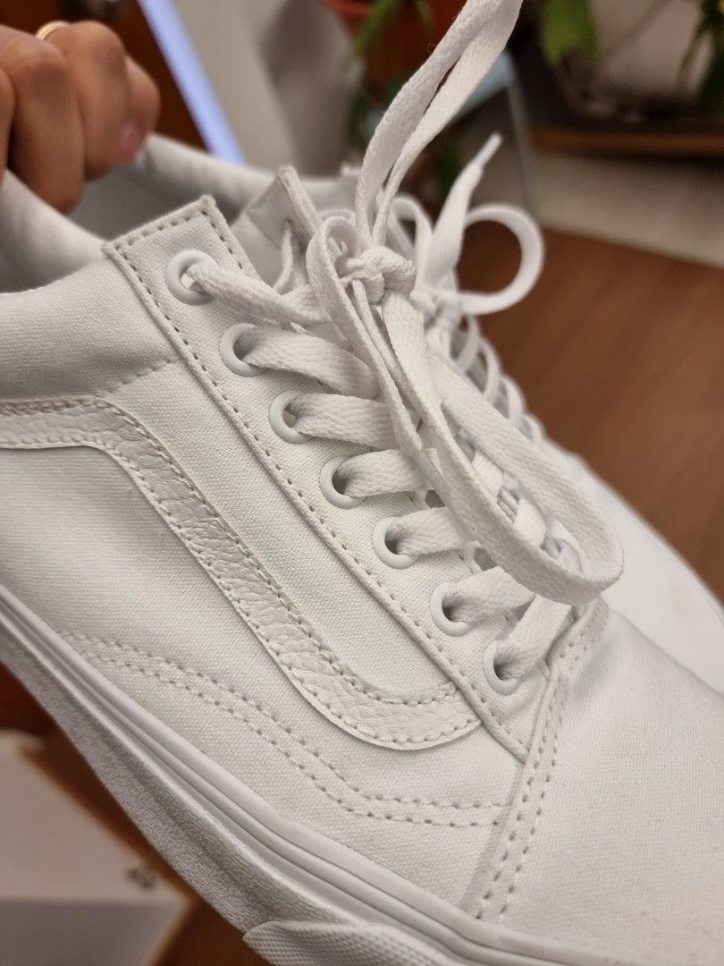 White vans new hot sale