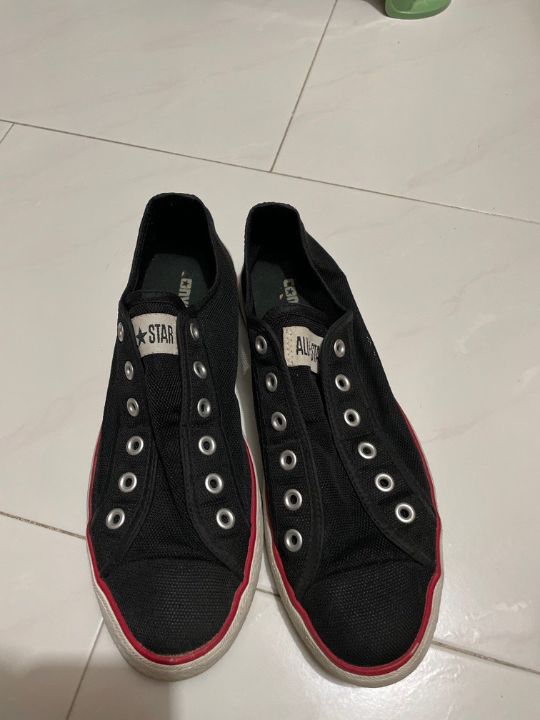 Black mesh converse store