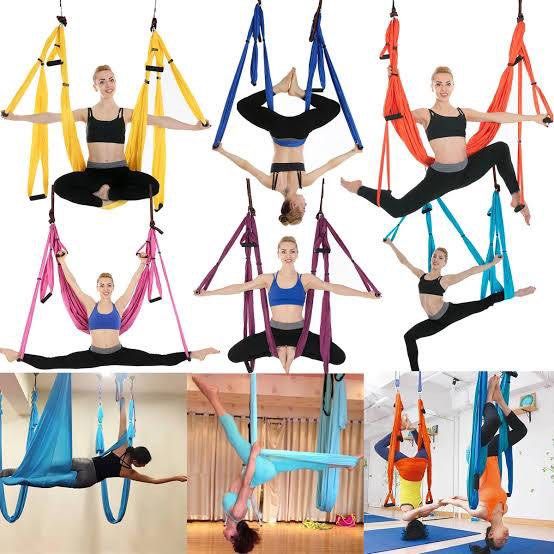 Yoga Swing/Aerial Yoga/Yoga Trapeze Set, Beauty & Personal Care, Bath &  Body, Body Care on Carousell