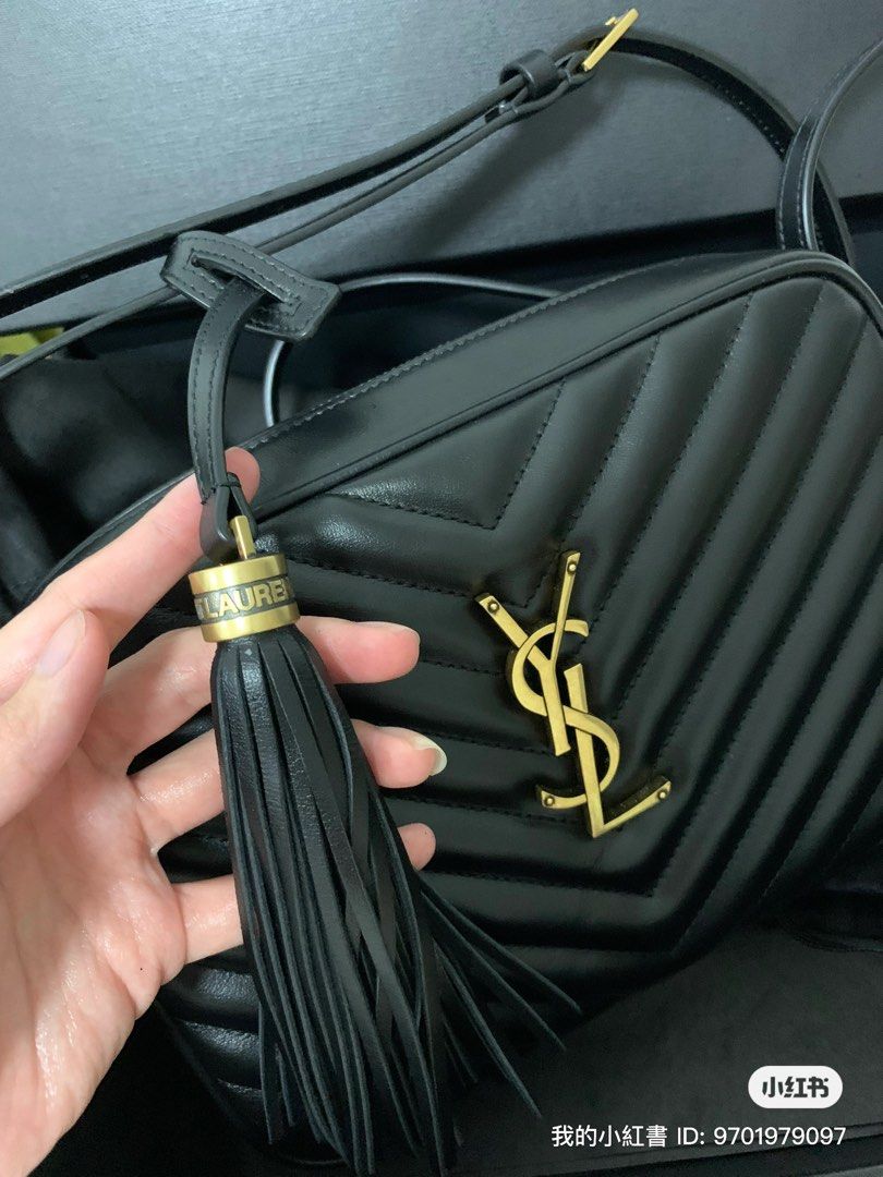 White ysl camera discount bag
