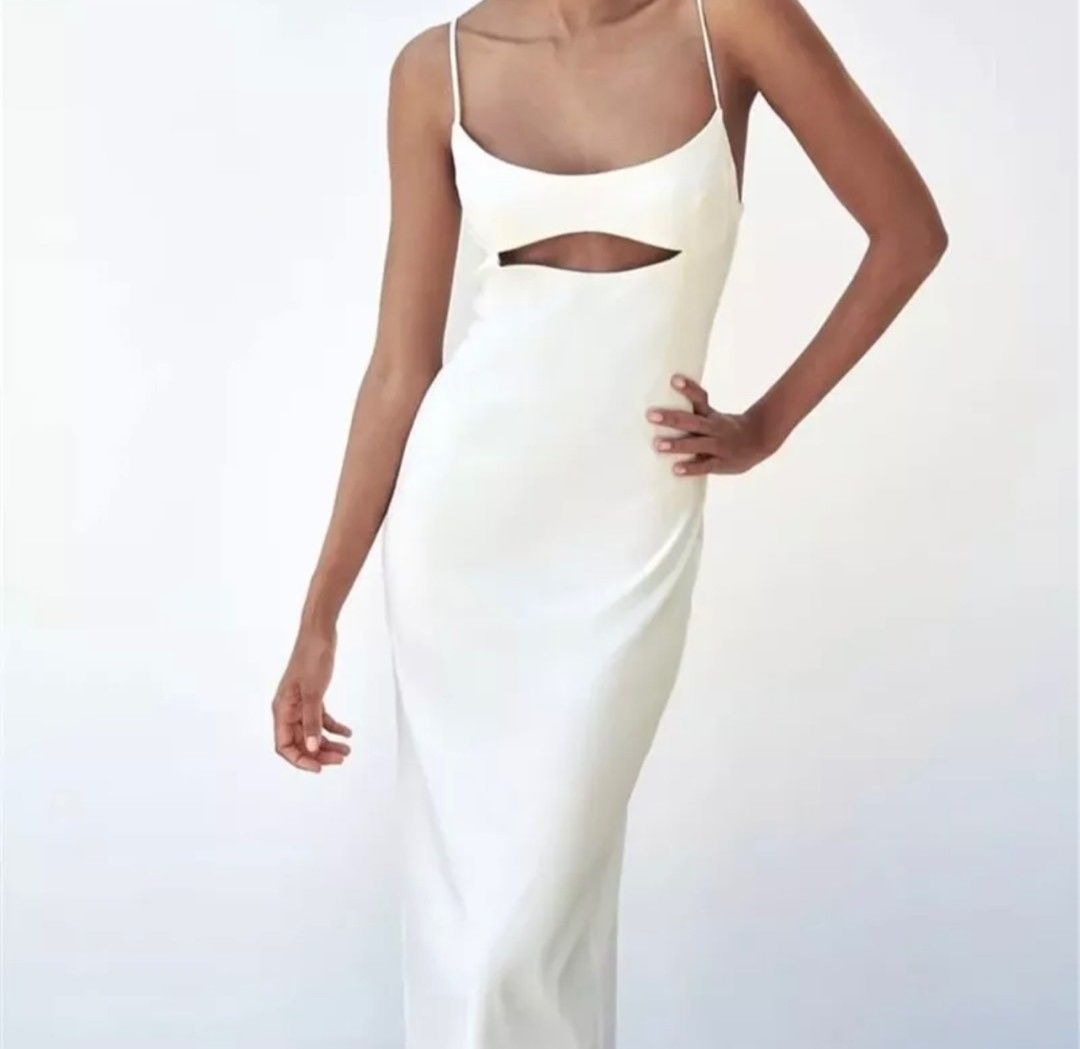 Zara Midi Dress Linen blend (CUT-OUT), Women's Fashion, Dresses & Sets, Dresses on Carousell Zara Midi Dress Linen blend (CUT-OUT), Women's Fashion, Dresses & Sets, Dresses on Carousell