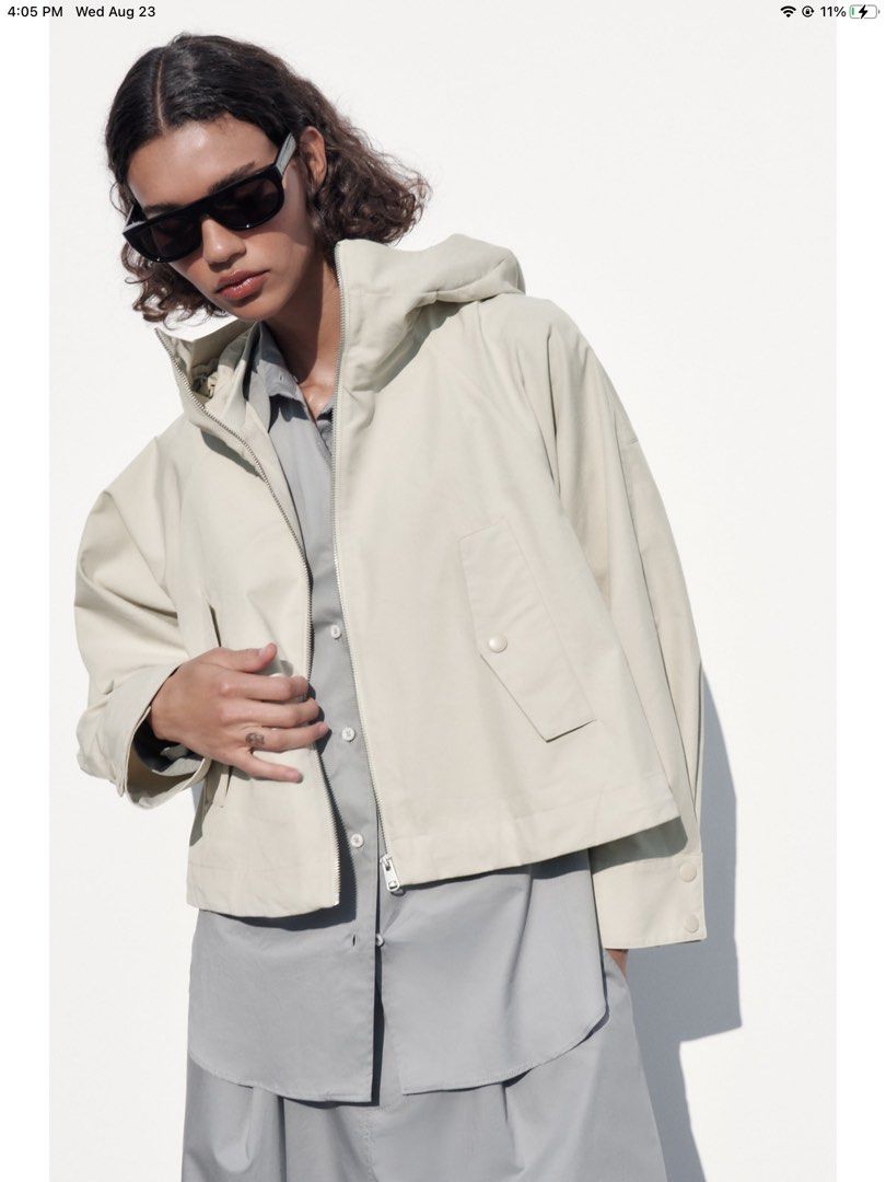Short parka zara discount