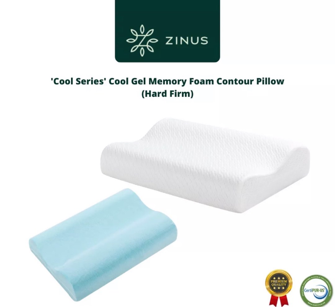 Zinus 'Cool Series' Cool Gel Memory Foam Contour Pillow – Zinus