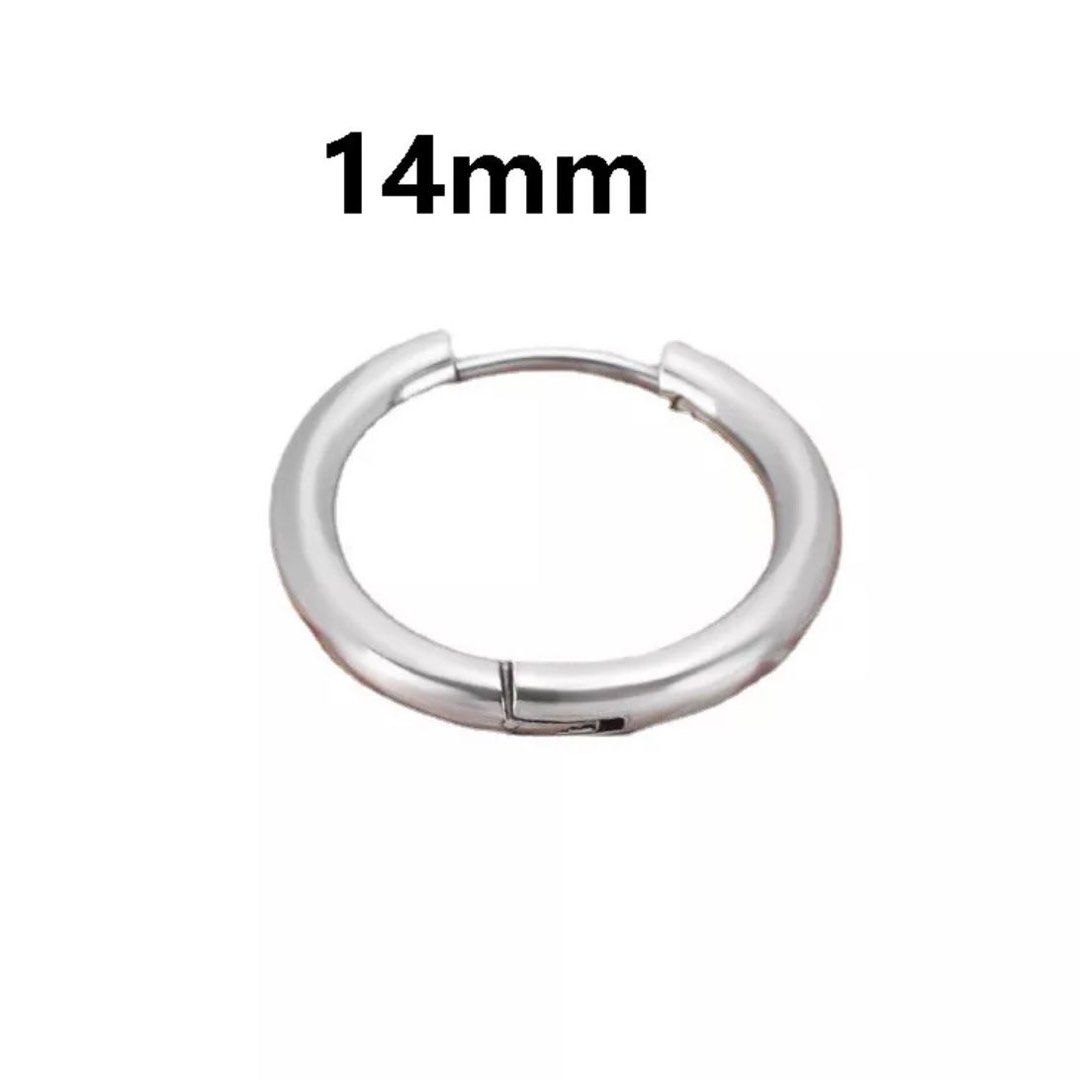 Mens 14mm hoop earrings new arrivals