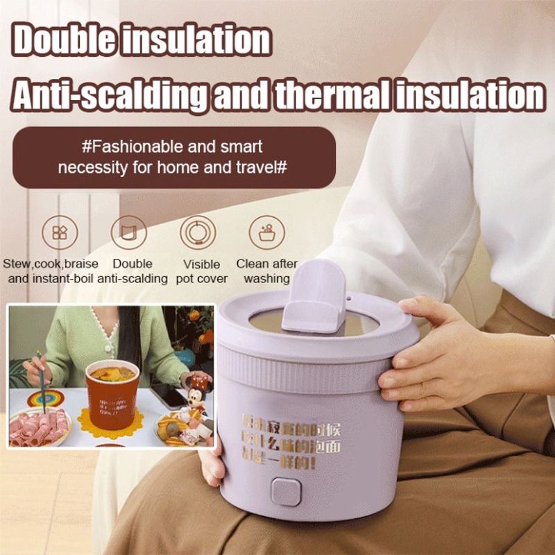 1500ml Mini portable electric cooker Small household multi all in one pot Instant noodles bowl non stick TV Home Appliances Kitchen Appliances Cookers on Carousell